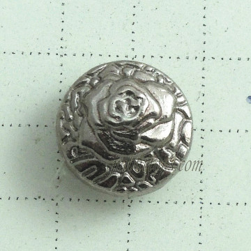 fancy rose plating bags rivets metal buttons for shoes