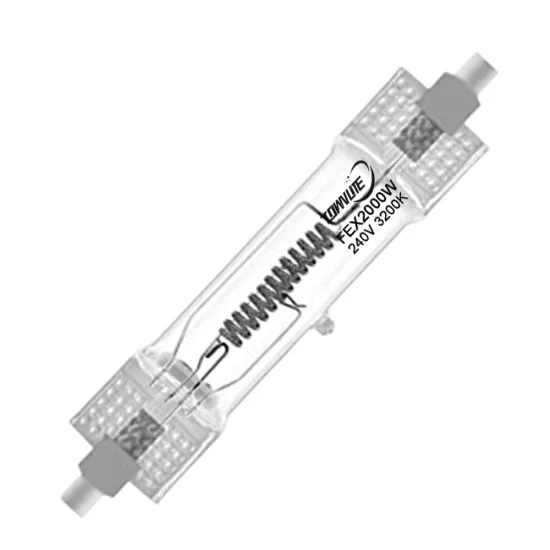 Double Ended Halogen Lamp FEX 240V 2000W Yellow Light for Photography and Film