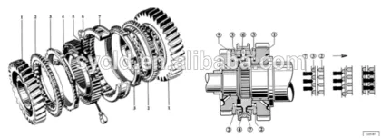 Bus transmission gearbox JS805