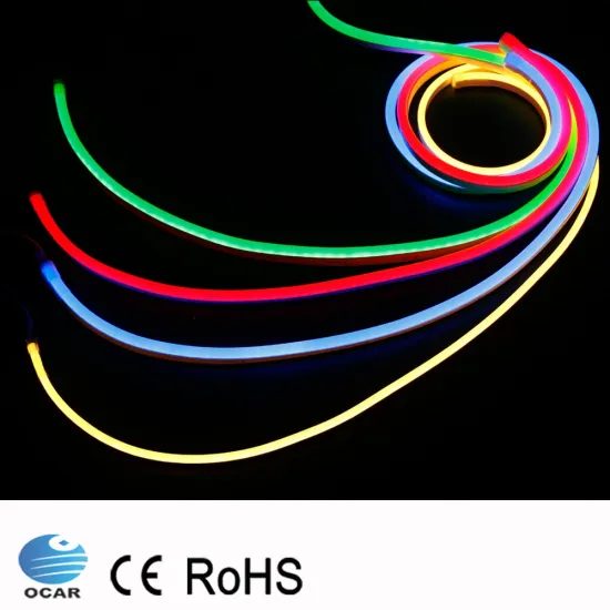 DMX outdoor SMD5050 RGB LED Neon flex,led neo tube rope Light with 2 years warranty