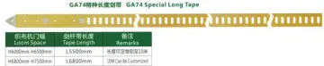 Ga74 Special Long Tape for Rapier Loom