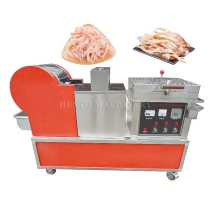 Grilled Shredded Squid Machine | Shredded Squid Processing Machine | Dried Squid Snack Shredder