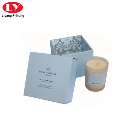 candle box paper packaging box with lid