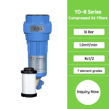 Compressed air filter system for air dryer