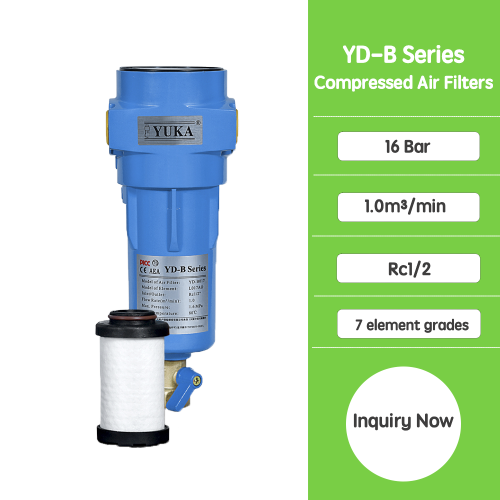 Sistema de filtro de aire comprimido para secador de aire