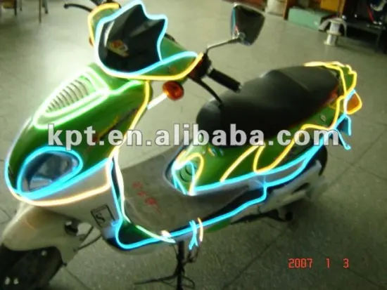 multiple colors el wire,neon bike light,el wire car decoration