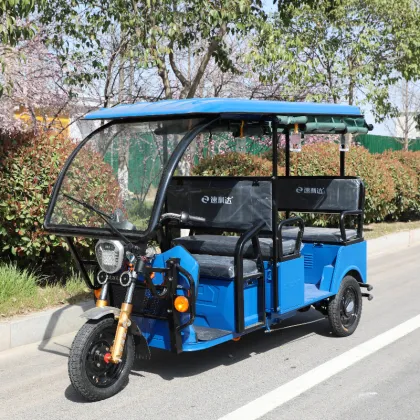 Hot Selling Factory Supply Electric Rickshaw 3-Wheel Passenger Tricycle E-Rickshaw Tuk-Tuk