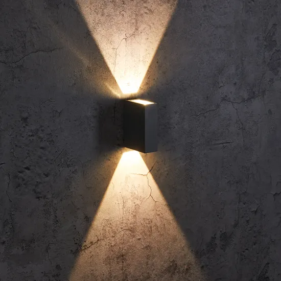 IP55 Waterproof Aluminum 2*3W Outdoor Garden LED Wall Light - High Quality Hot Sale