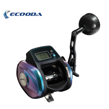 Ecooda Fishing Reels ERFラインカウンターリール-5.1：1 8+1高品質の電気釣りリール