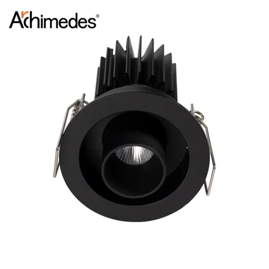 Cob 9W Recessed Black LED Downlight for Hotel and Home Decoration