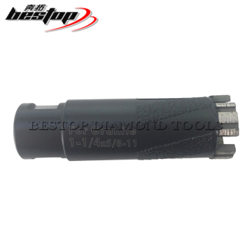 Kualiti premium OEM disesuaikan 1-1/4 '' D32mm Granite Dry Diamond Core Drill Bit