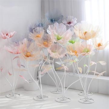 High Quality Artificial Flower Background for Shopping Mall Welcome Area