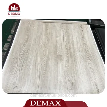 Uv coating oak wood grain pvc laminated floor tiles