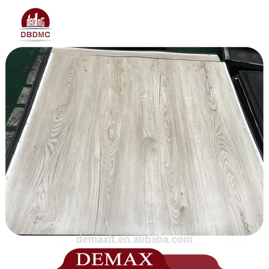 Uv coating oak wood grain pvc laminated floor tiles