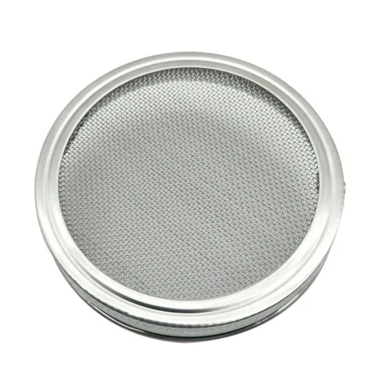 304 Stainless Steel Round Filter Disc Mesh Sprouting Lid