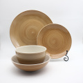 Handbemalte Keramik-Salat-Reisschüssel Eisreissuppe Schüssel