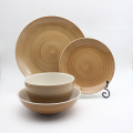 Dubai Wholesale Market Dinnerware Define Conjuntos de jantares de luxo