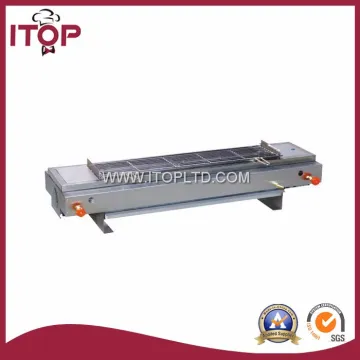 Gas industrial rotisserie grill