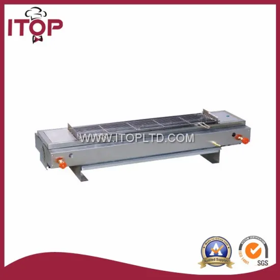 Gas industrial rotisserie grill