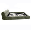 Delo Modern Minimalist Fabric Bed