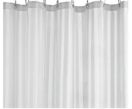Satin Stripe Shower Curtain