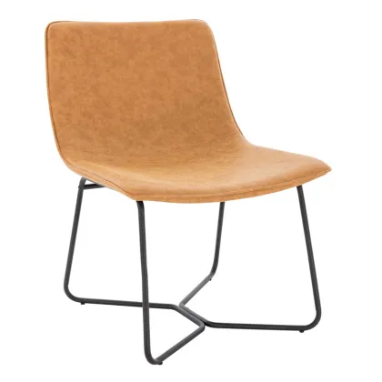 Modern Synthetic Leather Dining Room Chairs for Living Room