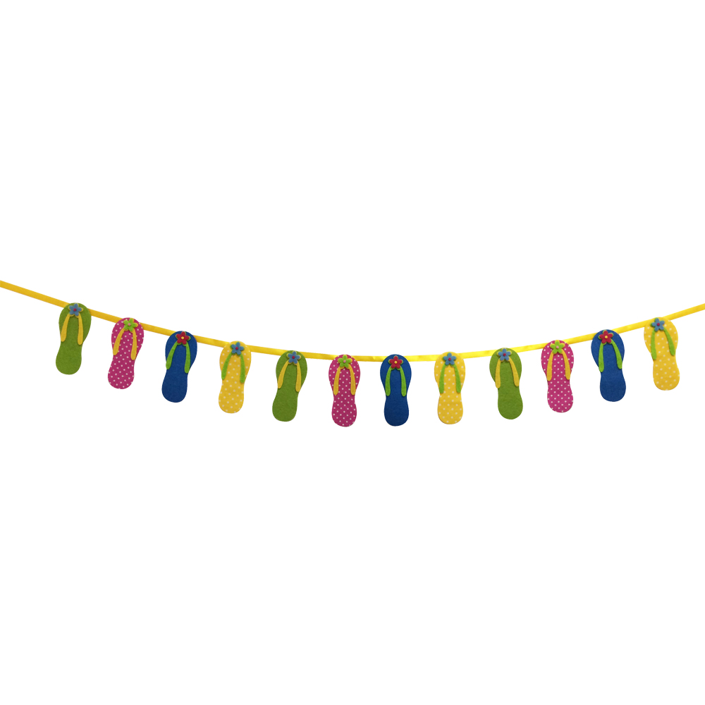 Hawaii Themed Birthday Bunting Banner