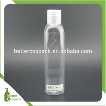 200ml clear square PET bottle with screw cap