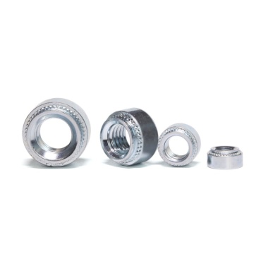 High-Quality Customizable Carbon Steel Galvanized Pressure Rivet Nuts: M6 Size and Various Types with Knurling