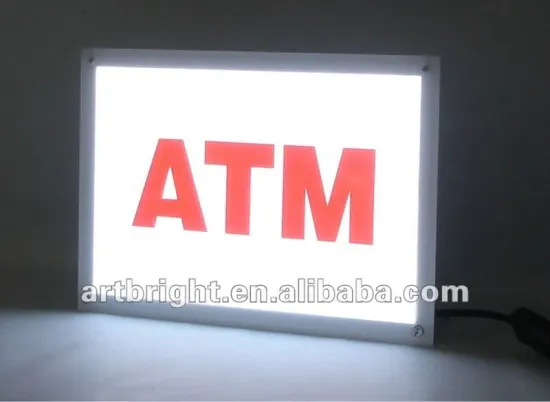 Advertising acrylic LED lighting panel(for indoor use)