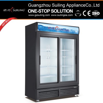 Sliding door glass door cold drink fridge refrigerator LGF-800S