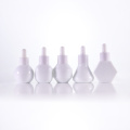 Wholesale different shape opal white dropper bottle