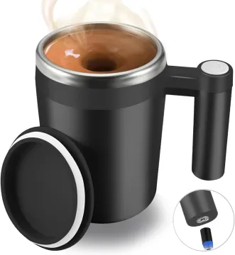 2024 Automatic Self Stirring Magnetic Mug for Coffee - Travel Friendly Stainless Steel Cup with Lid