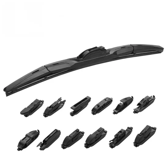 High-Quality Multi-Function Car Windshield Wiper Blades with Adapters - Upgraded Five-Section Version