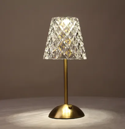 Crystal retro table lamps