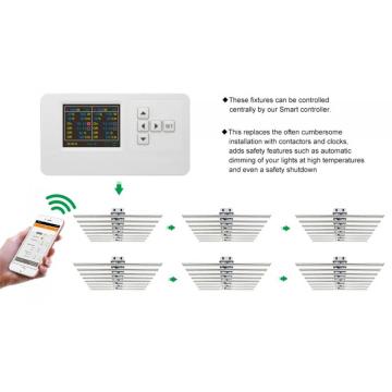 Barra de luz de crecimiento LED de temporización de espectro completo 640W