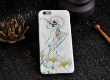 Newest arrival Beautiful lady Chang-e fly to the moon 3D Hard PC phone cases for iphone6/6+