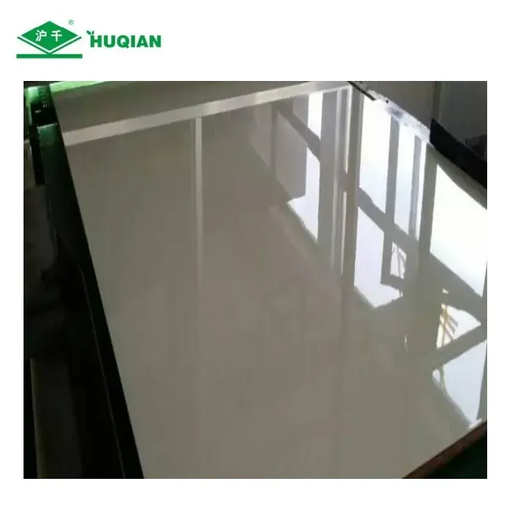 High Glossy 1 Side UV MDF with Wood Grain