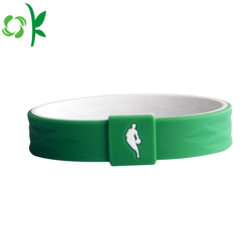 Debossed Rfid Wristband Universal Debossed Balance Silicone Wristbands for Women Factory