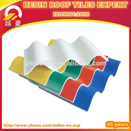 lightweight bricks material pvc roof tile