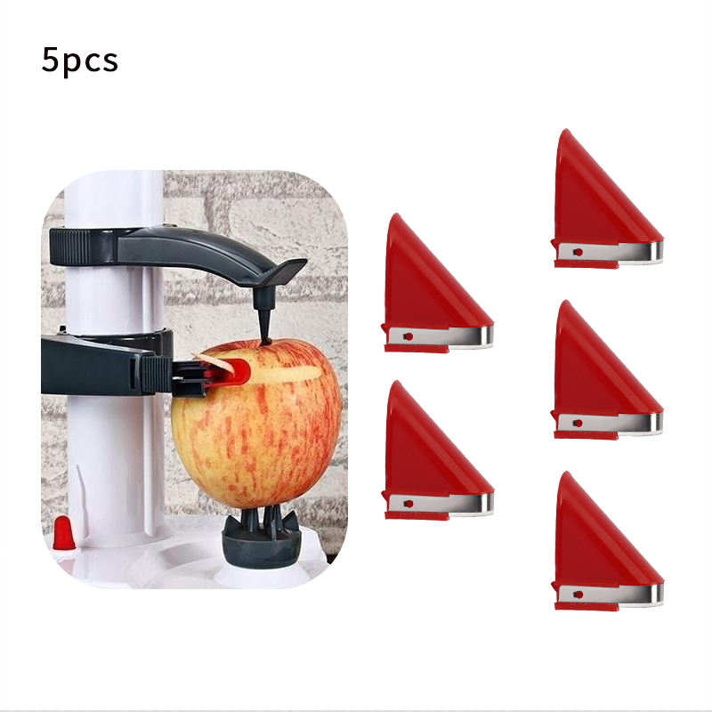 5pcs Electric Fruit Peeler Potato Electric Peeler Vegetable Fruit Peeler Stainless Steel Blades for Electric Potato