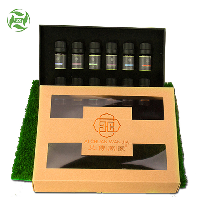 Aromatherapie-Geschenkset für ätherische Öle 6 Flaschen / 10 ml