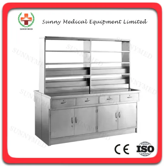 SY-R094 Hospital Stainless steel Double side medicine preparing tank for sale