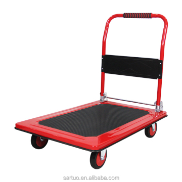 Amazon's 35.5 inch x 24 inch Foldable Platform Iron Plate Hand Truck with 360 Degree Swivel Wheels and 660lb Load Capacity