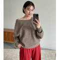 Women`s Winter Off Shoulder Sweaters