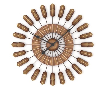 24 Inch Big Arrow Design Metal Luxury Wall Clock for Home Decor