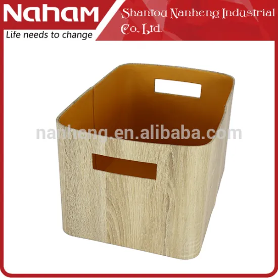 NAHAM 2016 Hot promotional new general style wooden paper storage basket