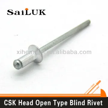 Waterproof aluminum csk blind rivets Foshan Rivets Supplier