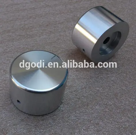 cnc machining aluminum potentiometer knob for guitar