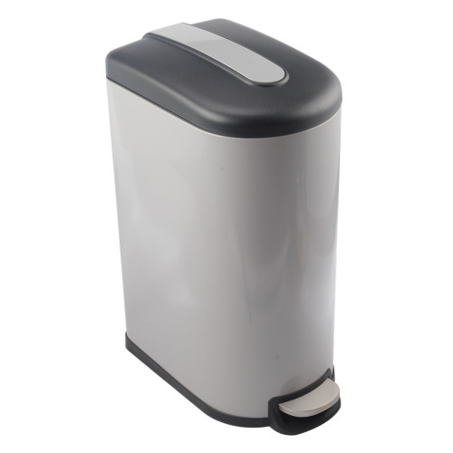 Household Metal Pedal Bin with Plastic Bucket